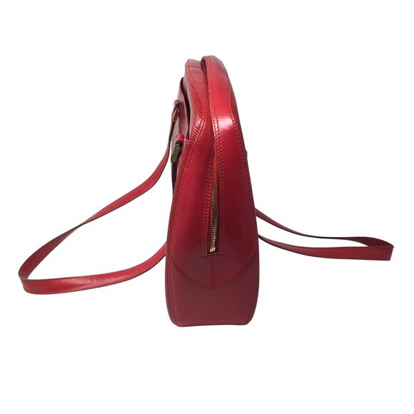 Louis Vuitton Red Leather Epi Voltaire Shoulder Bag - Picture 5 of 15